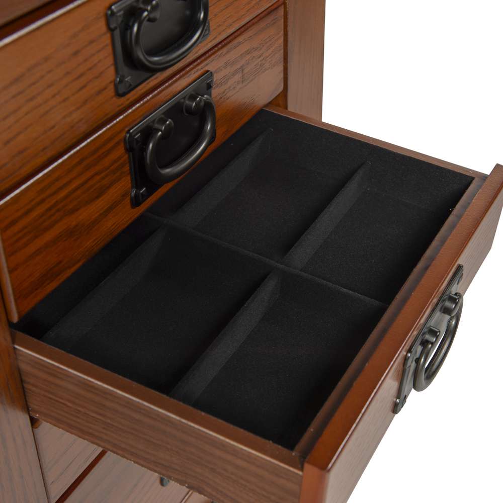 Powell Company - Anna Lee Oak Jewelry Armoire - 255 veiw 5