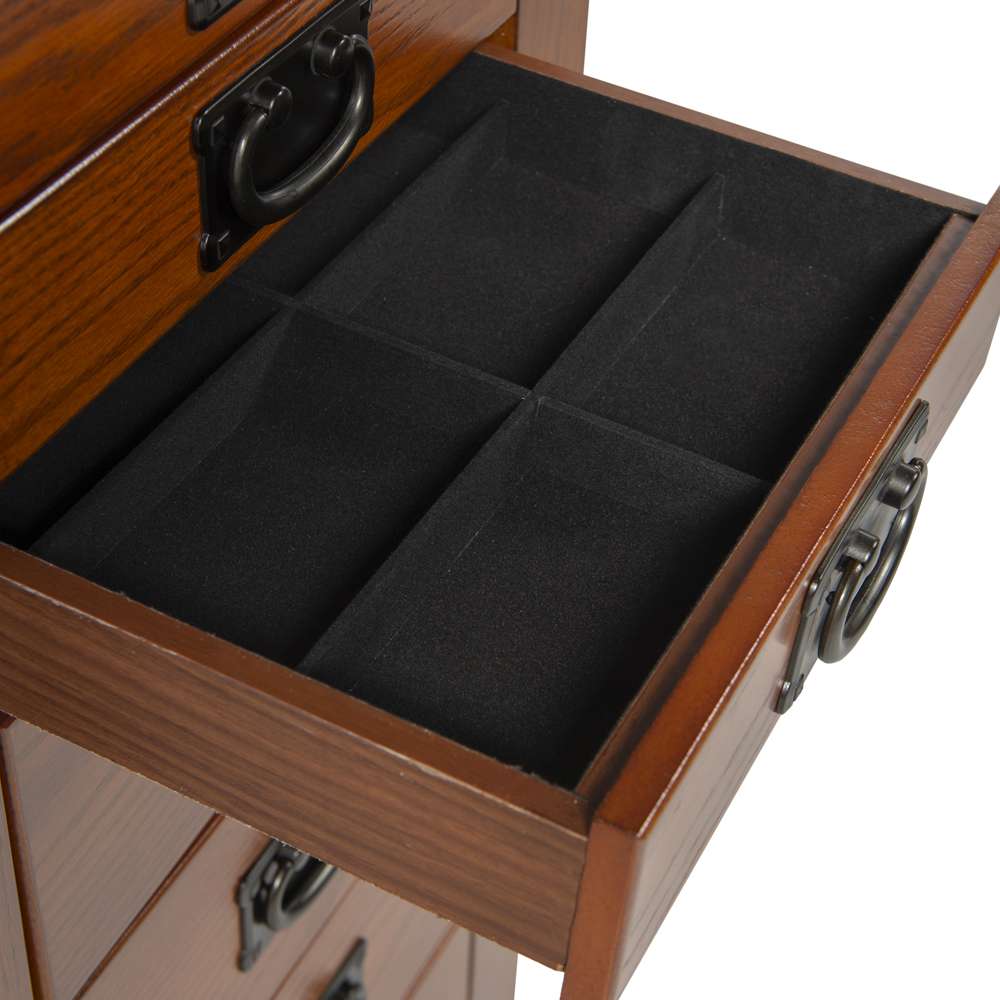 Powell Company - Anna Lee Oak Jewelry Armoire - 255 veiw 6