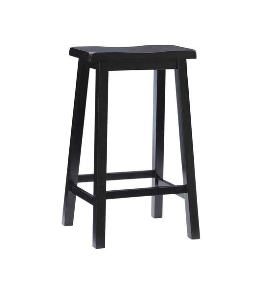 Powell Company - Antique Black With Sand Through Terra Cotta Bar Stool - 502-431 veiw 1
