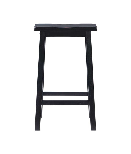 Powell Company - Antique Black With Sand Through Terra Cotta Bar Stool - 502-431 veiw 2