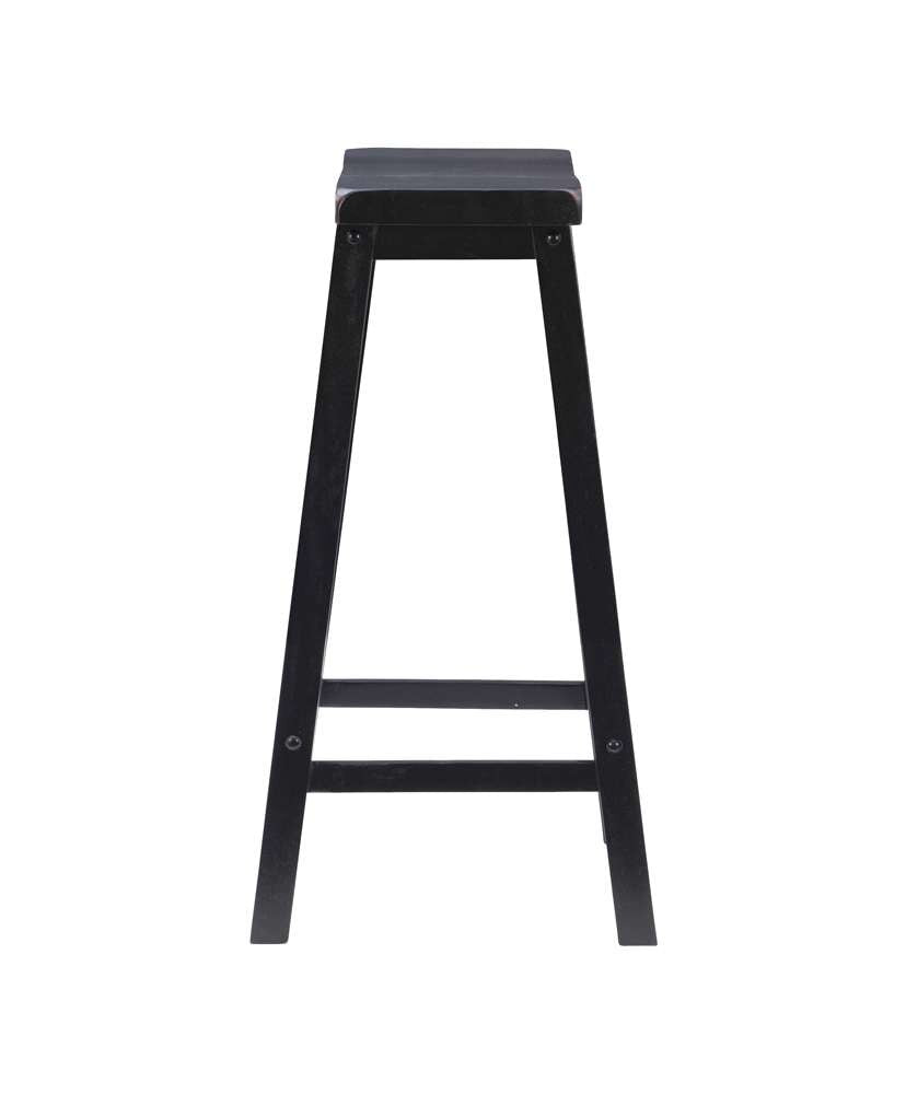 Powell Company - Antique Black With Sand Through Terra Cotta Bar Stool - 502-431 veiw 3