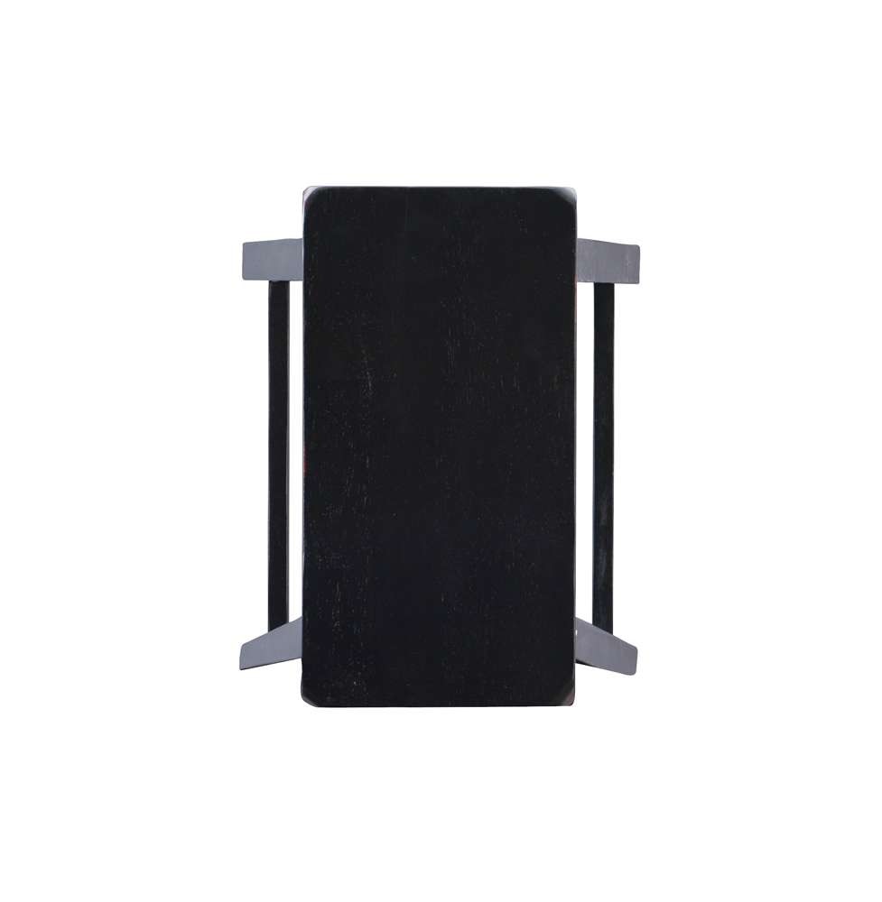 Powell Company - Antique Black With Sand Through Terra Cotta Bar Stool - 502-431 veiw 4