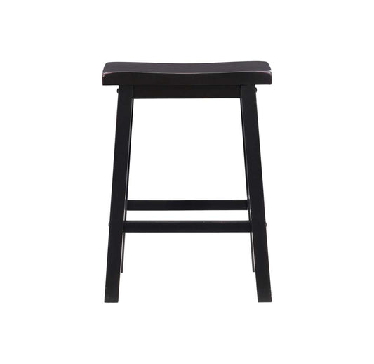 Powell Company - Antique Black With Sand Through Terra Cotta Counter Stool - 502-430 veiw 2