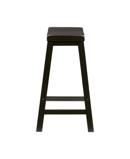 Powell Company - Antique Black With Sand Through Terra Cotta Counter Stool - 502-430 veiw 3