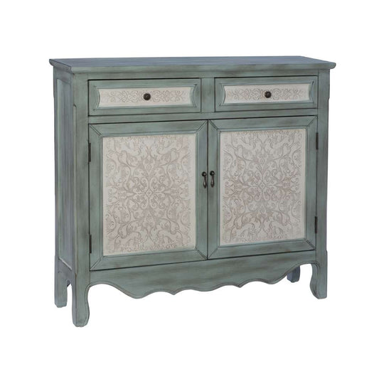 Powell Company - Antique Blue & White Console - 14A2048 veiw 1
