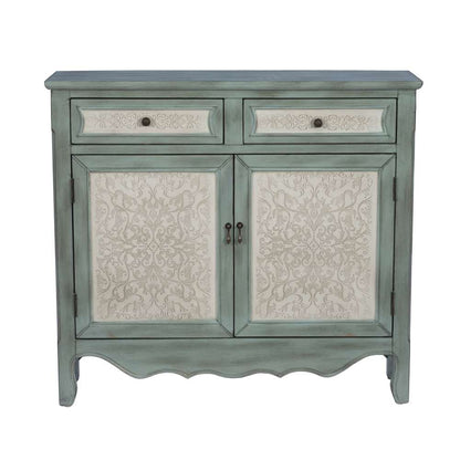 Powell Company - Antique Blue & White Console - 14A2048 veiw 2