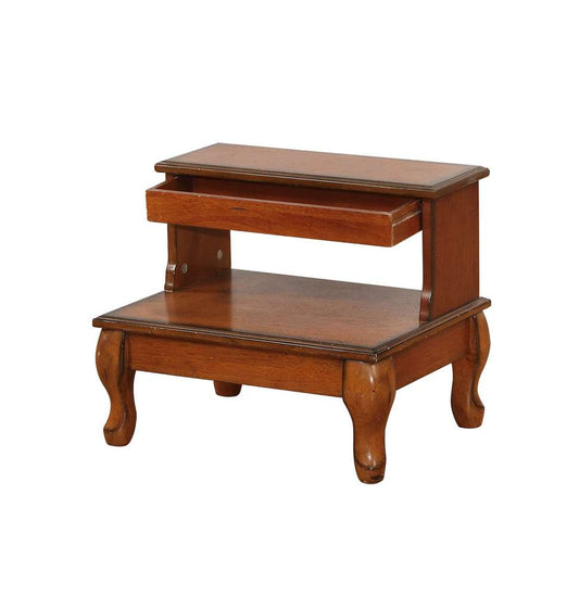 Powell Company - Attic Cherry Antique Cherry Bed Steps With Drawer - 961-535 veiw 1