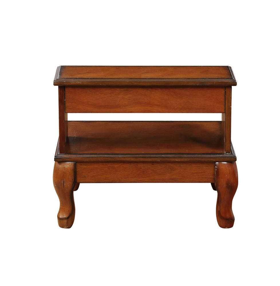 Powell Company - Attic Cherry Antique Cherry Bed Steps With Drawer - 961-535 veiw 2