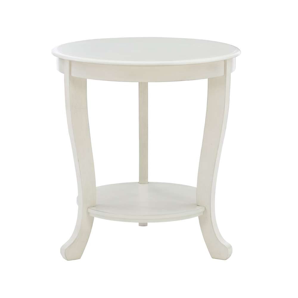 Powell Company - Aubert Accent Side Table, White - D1260A19W veiw 2