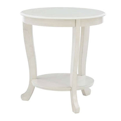 Powell Company - Aubert Accent Side Table, White - D1260A19W veiw 3