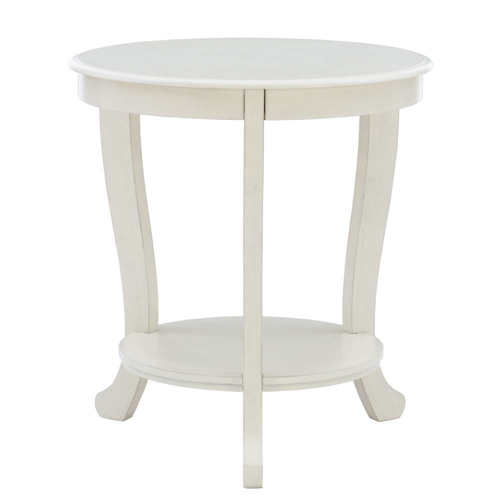 Powell Company - Aubert Accent Side Table, White - D1260A19W veiw 4
