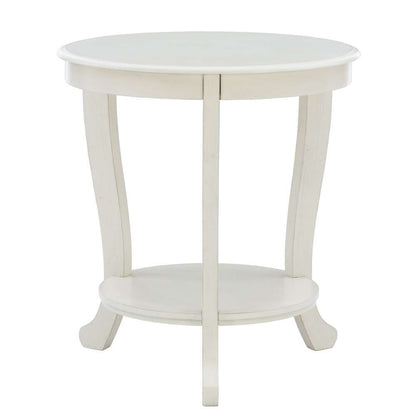Powell Company - Aubert Accent Side Table, White - D1260A19W veiw 4