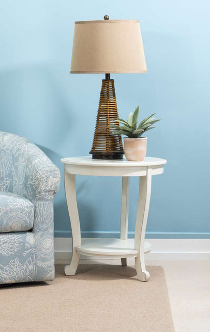 Powell Company - Aubert Accent Side Table, White - D1260A19W veiw 6