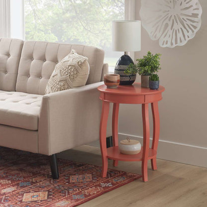 Powell Company - Aura Side Table Coral - D1359A20C veiw 4