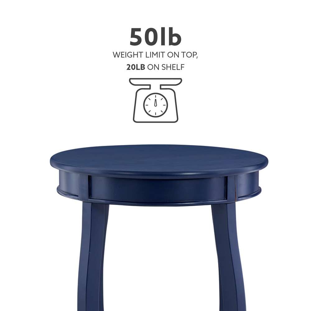 Powell Company - Aura Side Table Navy - D1359A20NB veiw 4