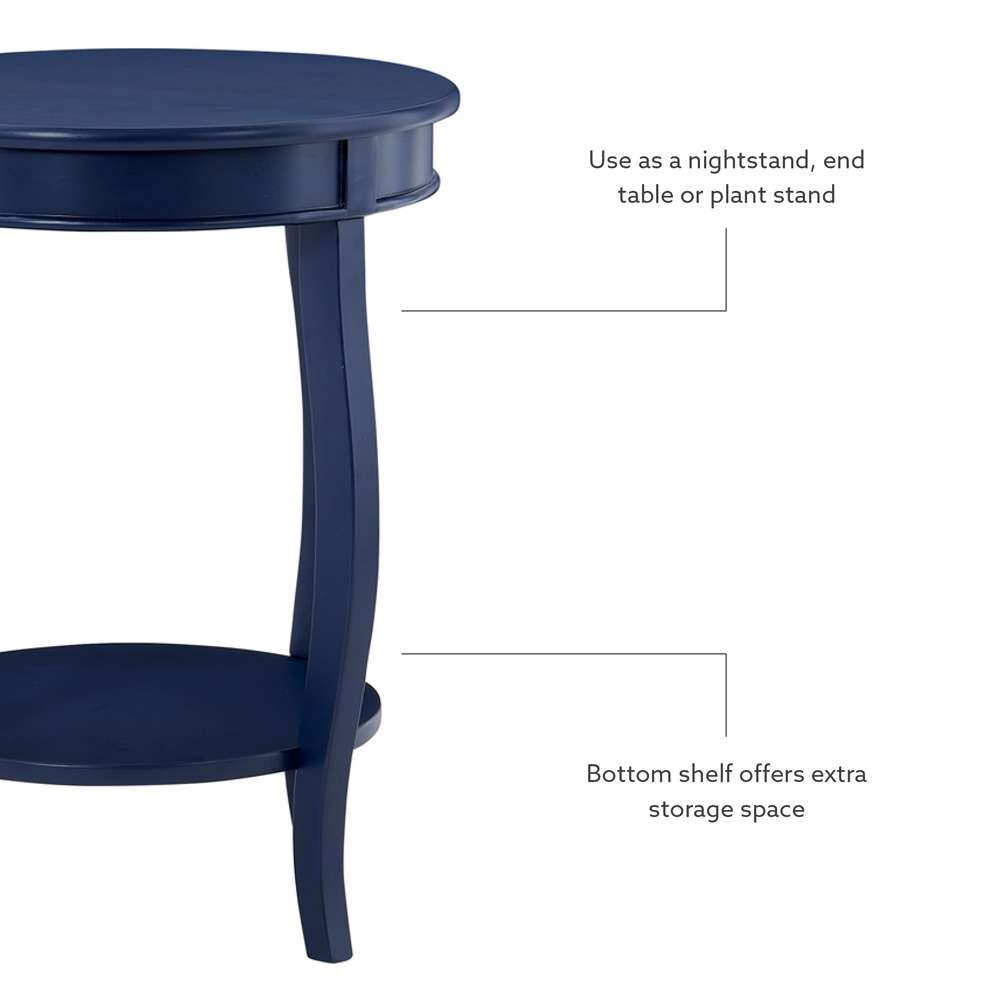 Powell Company - Aura Side Table Navy - D1359A20NB veiw 5