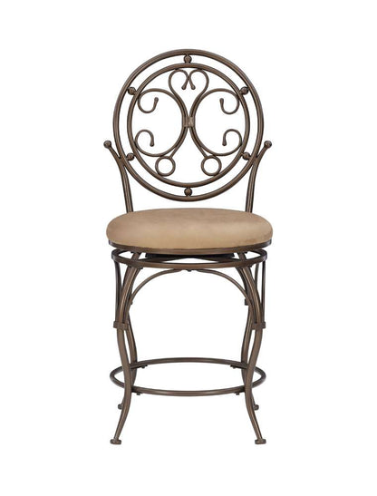 Powell Company - Baila Big And Tall Scroll Circle Back Barstool - 586-726 veiw 2