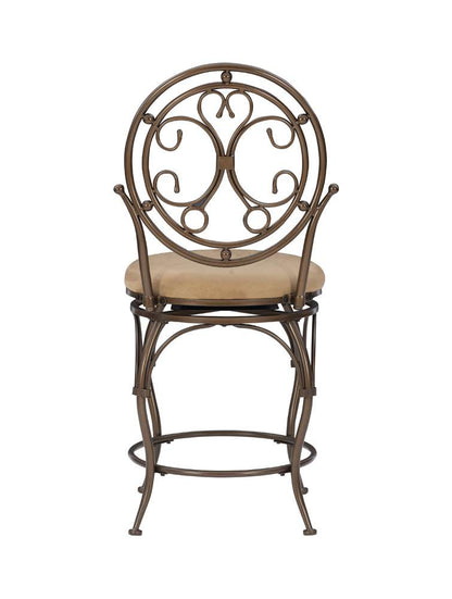 Powell Company - Baila Big And Tall Scroll Circle Back Barstool - 586-726 veiw 5