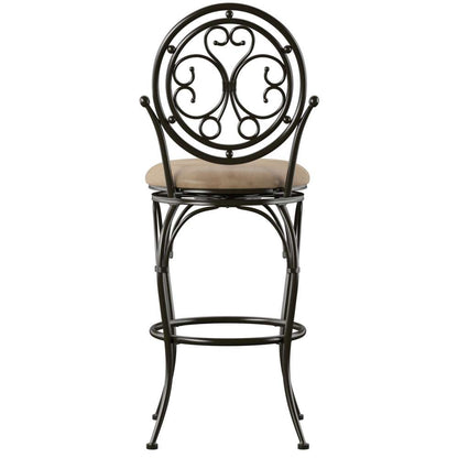 Powell Company - Baila Big And Tall Scroll Circle Back Barstool - 586-847 veiw 2