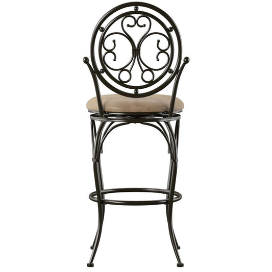 Powell Company - Baila Big And Tall Scroll Circle Back Barstool - 586-847 veiw 2