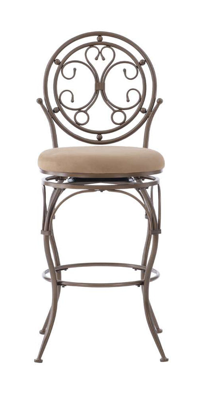 Powell Company - Baila Big And Tall Scroll Circle Back Barstool - 586-847 veiw 3
