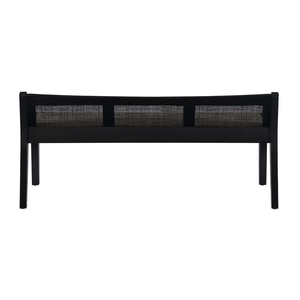 Powell Company - Bauer Cane Bench Black - D1277S19BL veiw 5