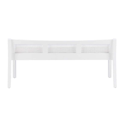 Powell Company - Bauer Cane Bench White - D1277S19W veiw 5