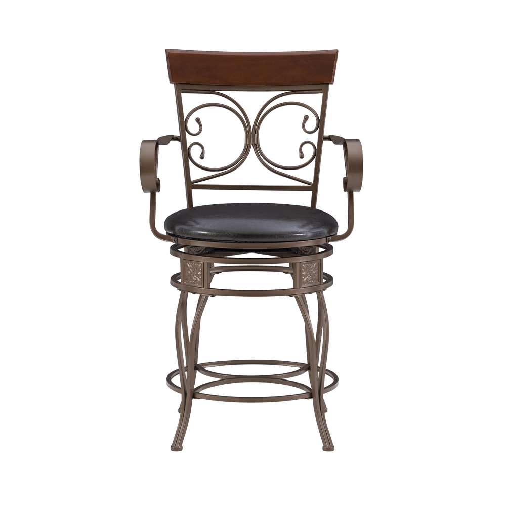 Powell Company - Beeson Big And Tall Counter Stool Arm - D1441B21CSAR veiw 2