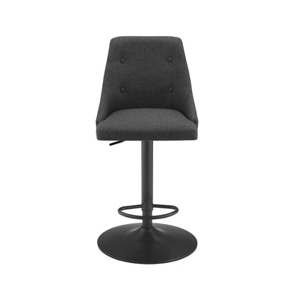 Powell Company - Bellevue Adjustable Barstool Grey - D1471B21G veiw 2