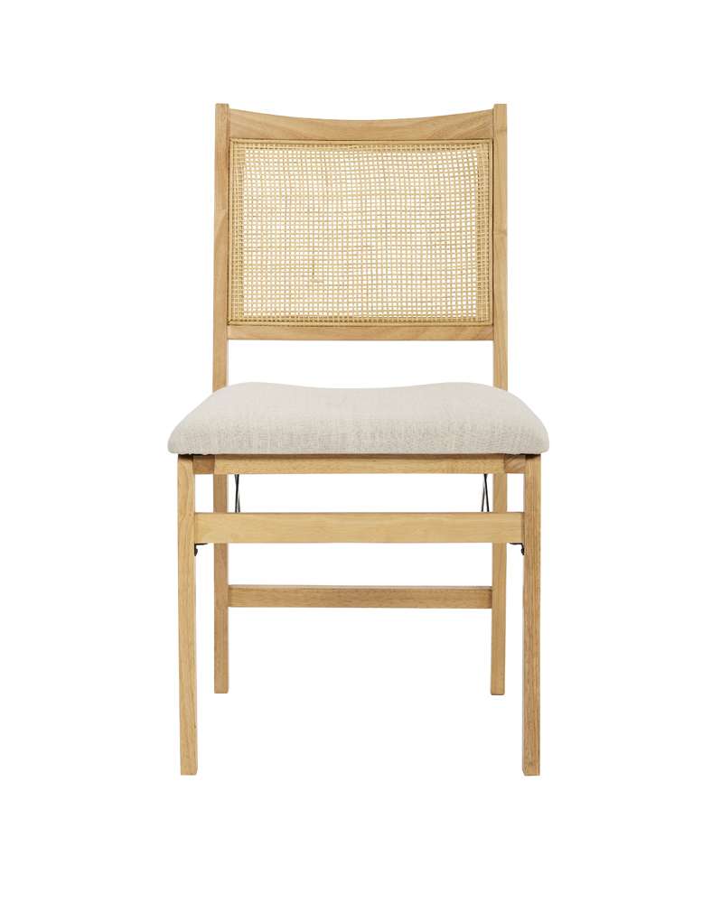Powell Company - Bina Cane Folding Chair - D1293D19 veiw 2