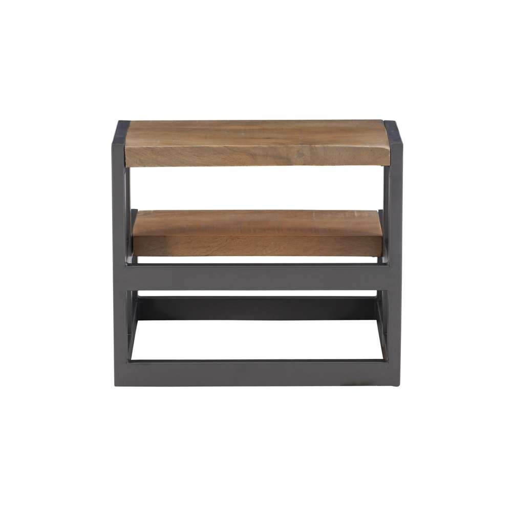 Powell Company - Blythe Wood And Metal Bed Steps Grey Pewter - D1403A21G veiw 5