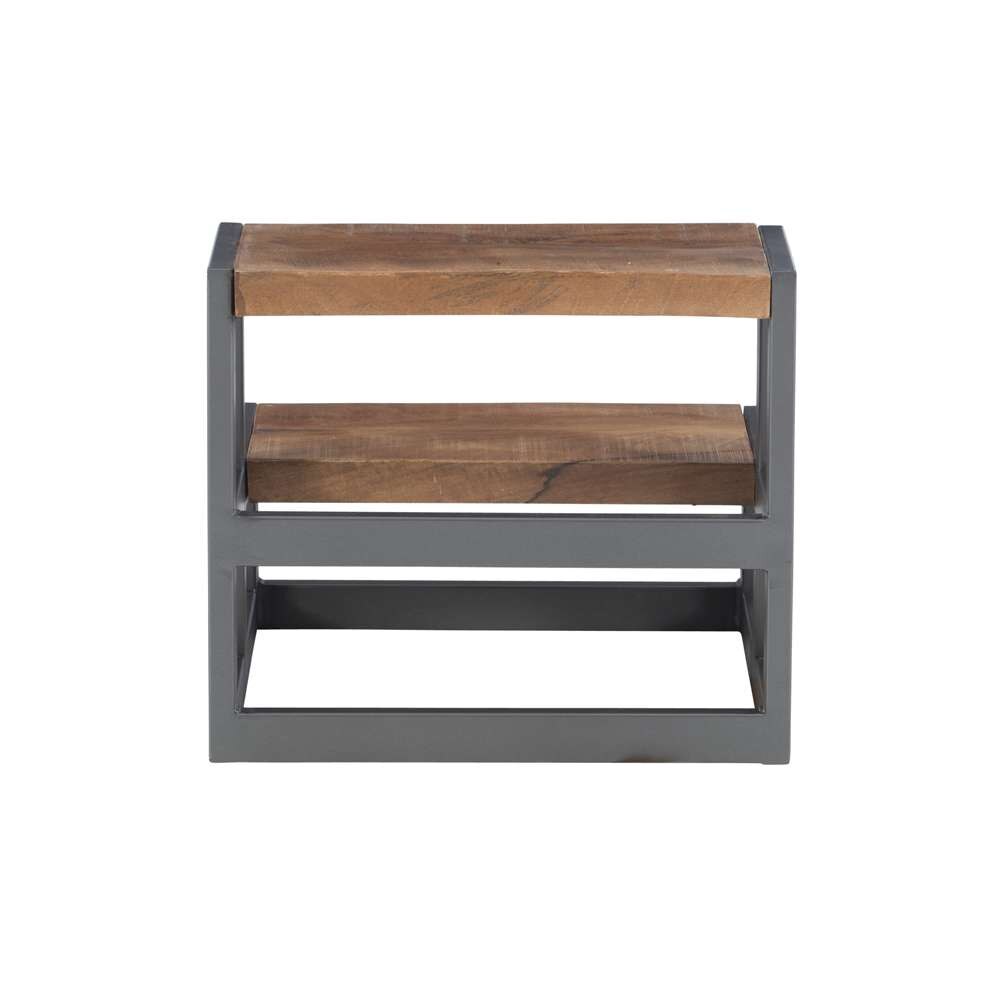 Powell Company - Blythe Wood And Metal Bed Steps Gunmetal - D1403A21 veiw 5