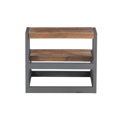 Powell Company - Blythe Wood And Metal Bed Steps Gunmetal - D1403A21 veiw 5