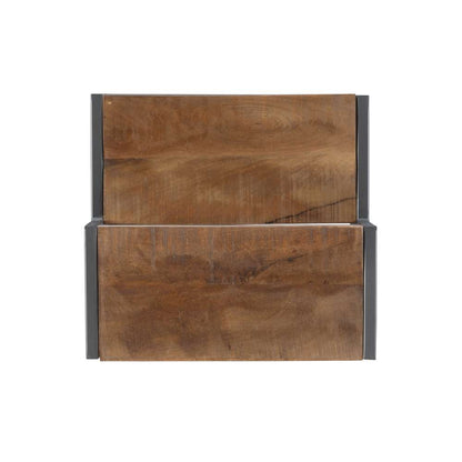 Powell Company - Blythe Wood And Metal Bed Steps Gunmetal - D1403A21 veiw 6