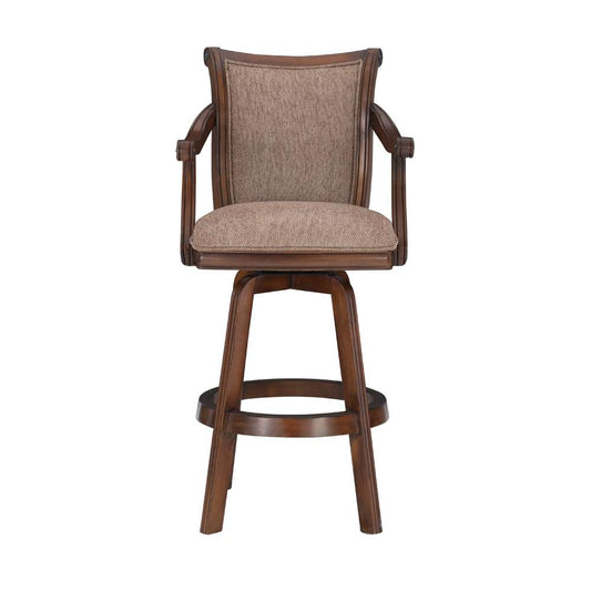 Powell Company - Brandon Warm Cherry Swivel Bar Stool - 429-432 veiw 2