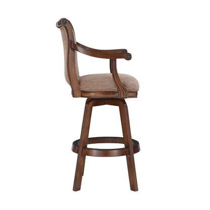 Powell Company - Brandon Warm Cherry Swivel Bar Stool - 429-432 veiw 3