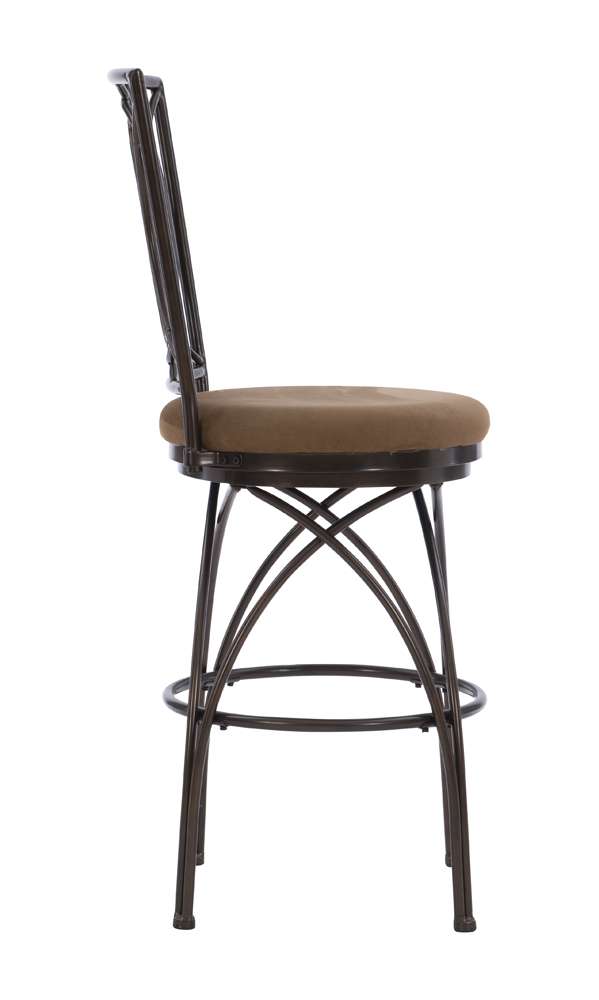 Powell Company - Brasco Big And Tall Metal Crossed Legs Bar Stool - 586-851 veiw 5