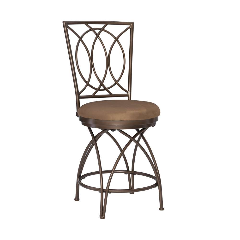 Powell Company - Brasco Big And Tall Metal Crossed Legs Counter Stool - 586-918 veiw 1