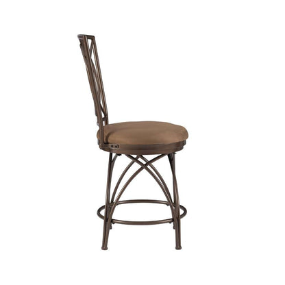 Powell Company - Brasco Big And Tall Metal Crossed Legs Counter Stool - 586-918 veiw 3
