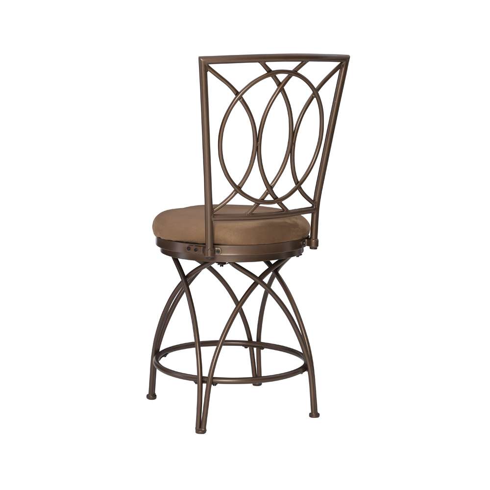 Powell Company - Brasco Big And Tall Metal Crossed Legs Counter Stool - 586-918 veiw 4