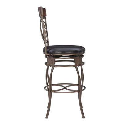 Powell Company - Bria Big And Tall Back To Back Scroll Barstool - 938-851 veiw 3