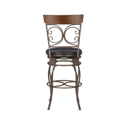 Powell Company - Bria Big And Tall Back To Back Scroll Barstool - 938-851 veiw 5