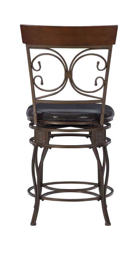 Powell Company - Bria Big And Tall Back To Back Scroll Counter Stool - 938-918 veiw 5