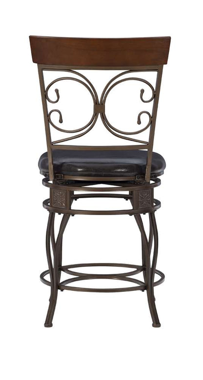 Powell Company - Bria Big And Tall Back To Back Scroll Counter Stool - 938-918 veiw 5