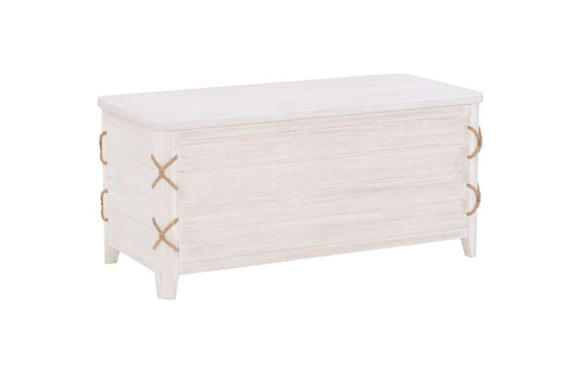 Powell Company - Brosnan Rope Cedar Chest White - D1341A20W veiw 1