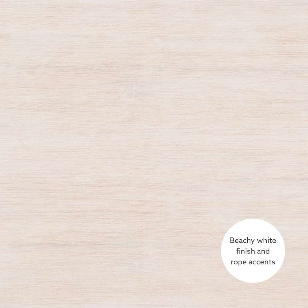 Powell Company - Brosnan Rope Cedar Chest White - D1341A20W veiw 3