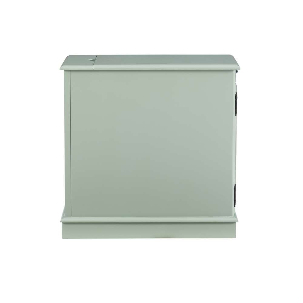 Powell Company - Barron Aqua Accent Table with USB - 15A2017AA veiw 3