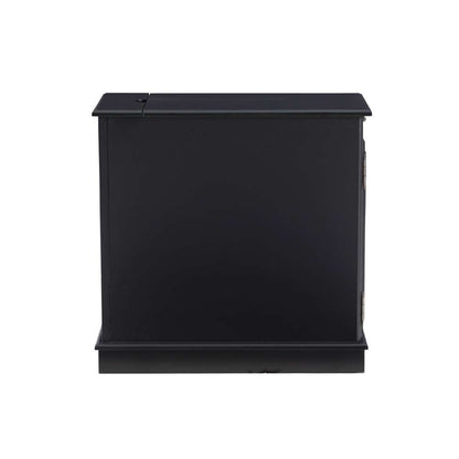 Powell Company - Barron Black Accent Table with USB - 15A2017BA veiw 3