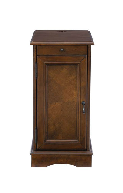 Powell Company - Barron Hazelnut Accent Table with USB - 15A2017HA veiw 3
