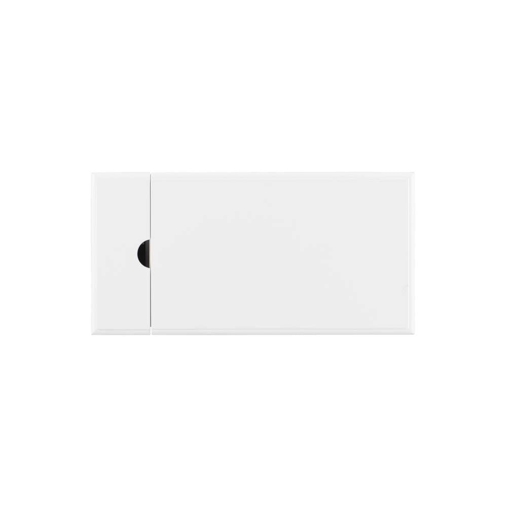 Powell Company - Barron White Accent Table with USB  - 15A2017WA veiw 6